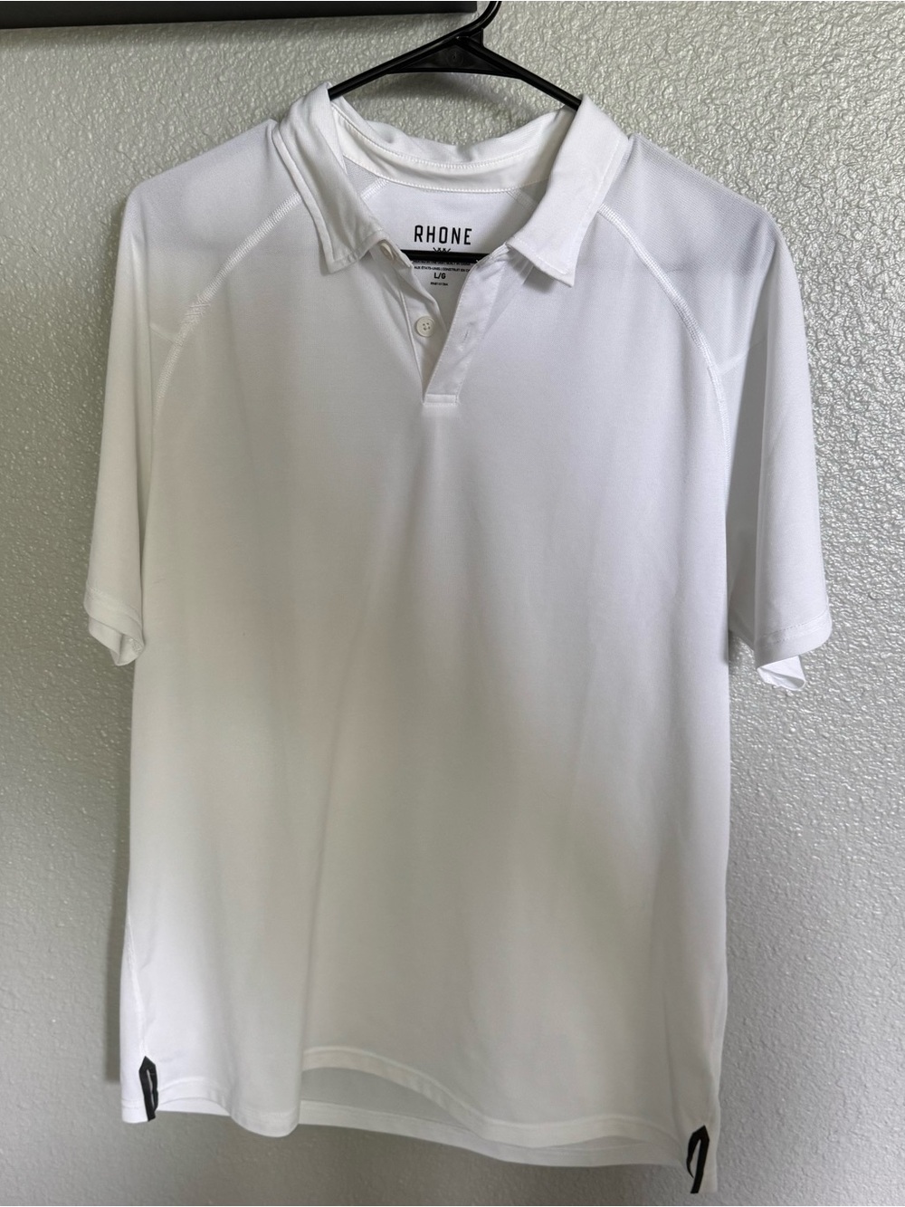RHONE Men’s White Performance Polo